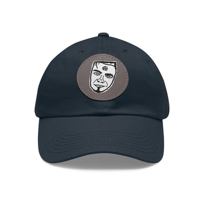 TROL Dad Hat with Leather Patch (Round)