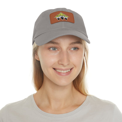 TROL Dad Hat with Leather Patch (Rectangle)