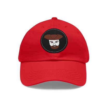 TROL Dad Hat with Leather Patch (Round)