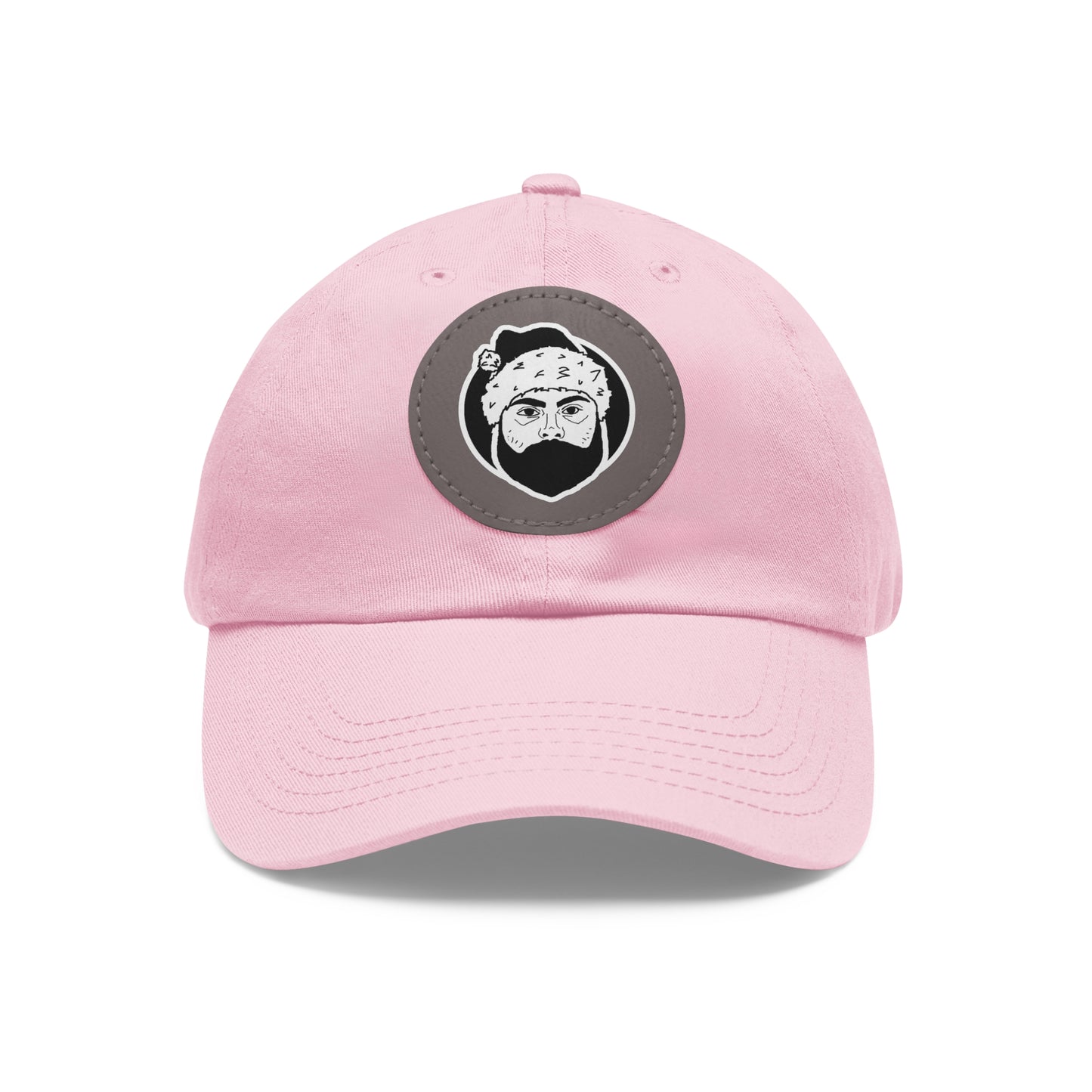 TROL Dad Hat with Leather Patch (Round)