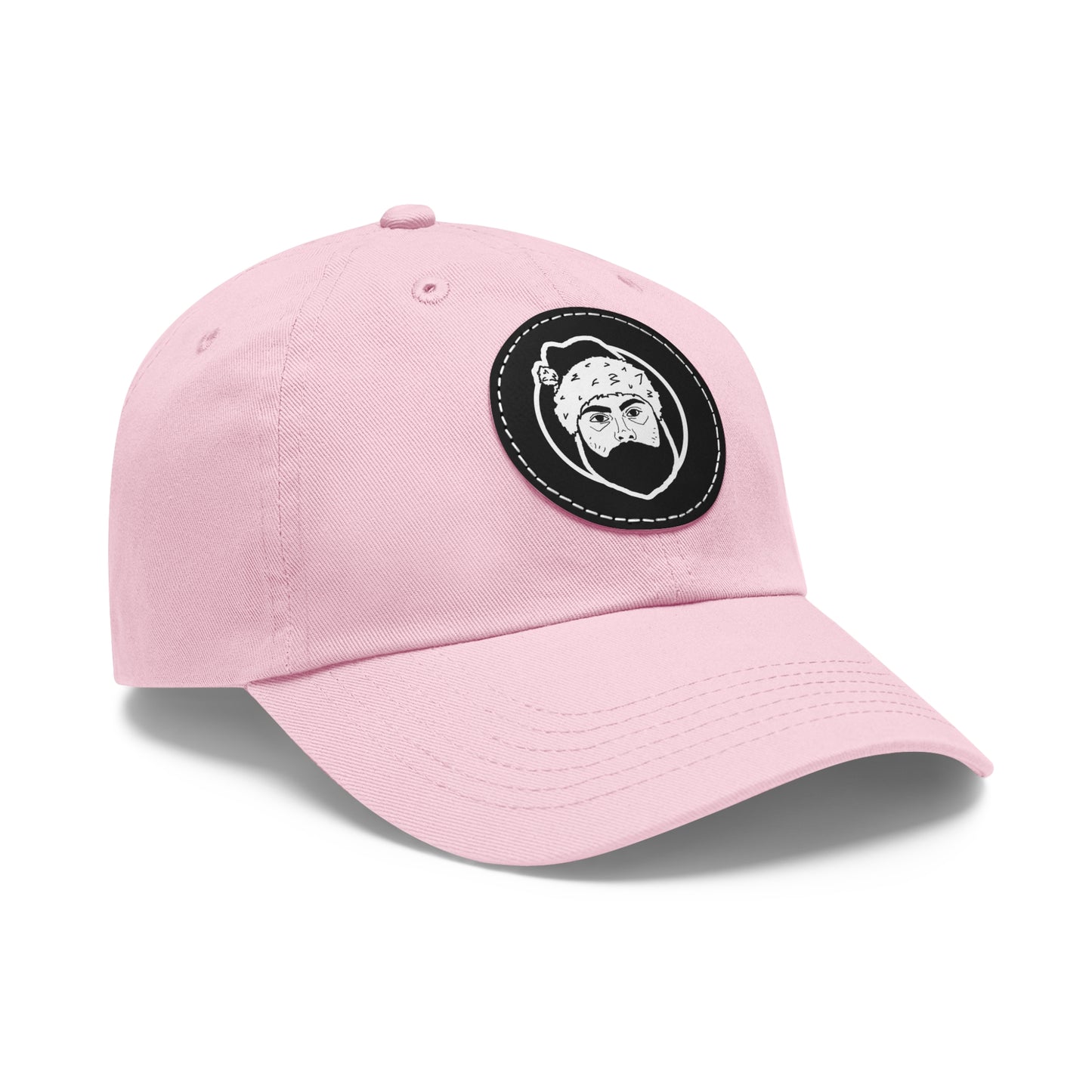 TROL Dad Hat with Leather Patch (Round)