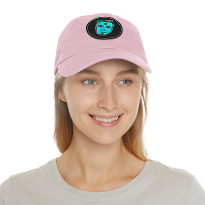 TROL Dad Hat with Leather Patch (Round)