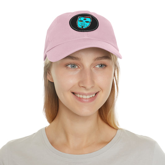 TROL Dad Hat with Leather Patch (Round)