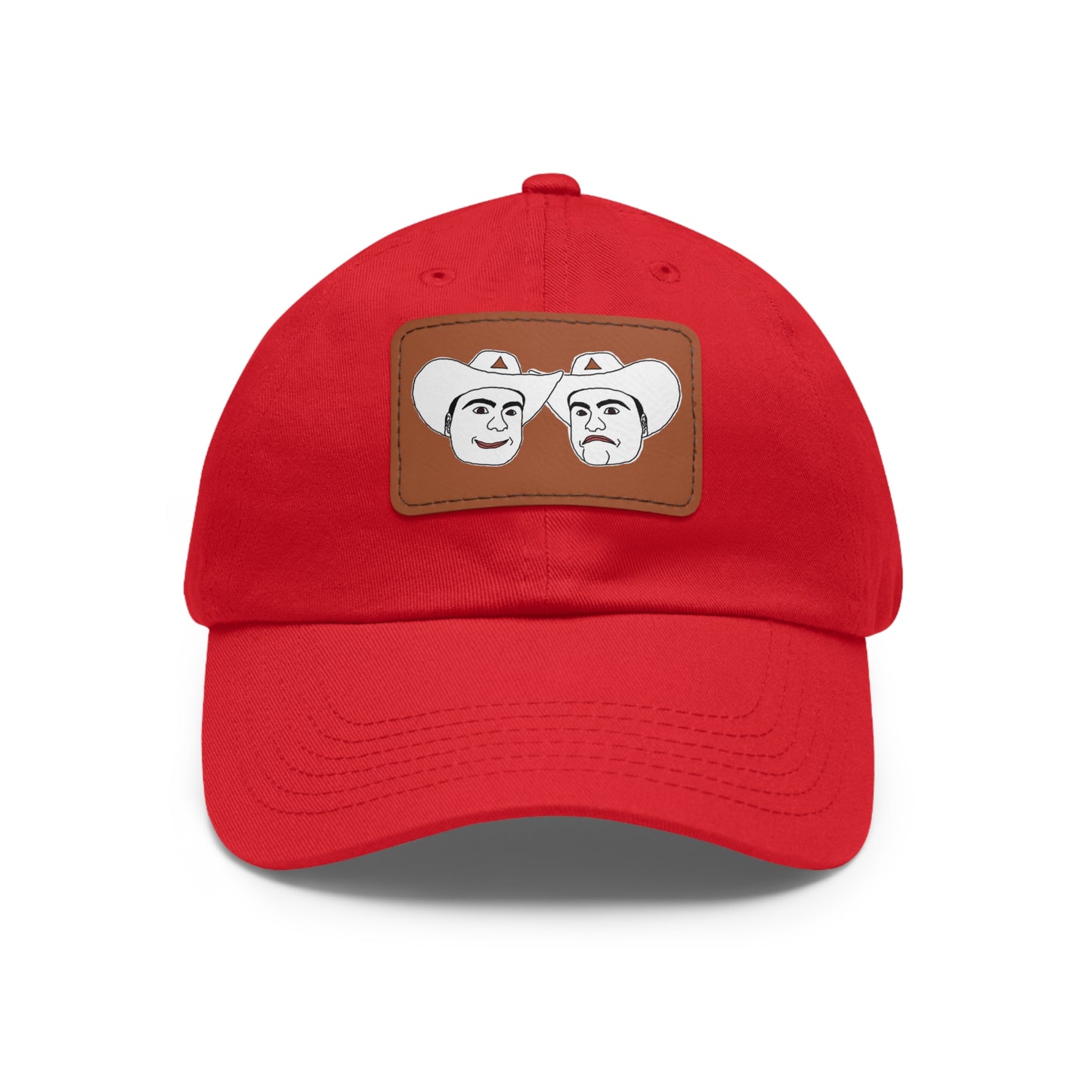 TROL Dad Hat with Leather Patch (Rectangle)