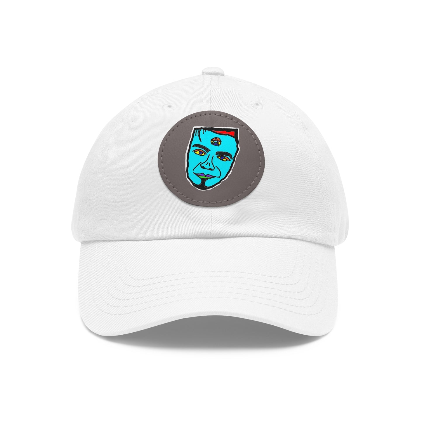 TROL Dad Hat with Leather Patch (Round)