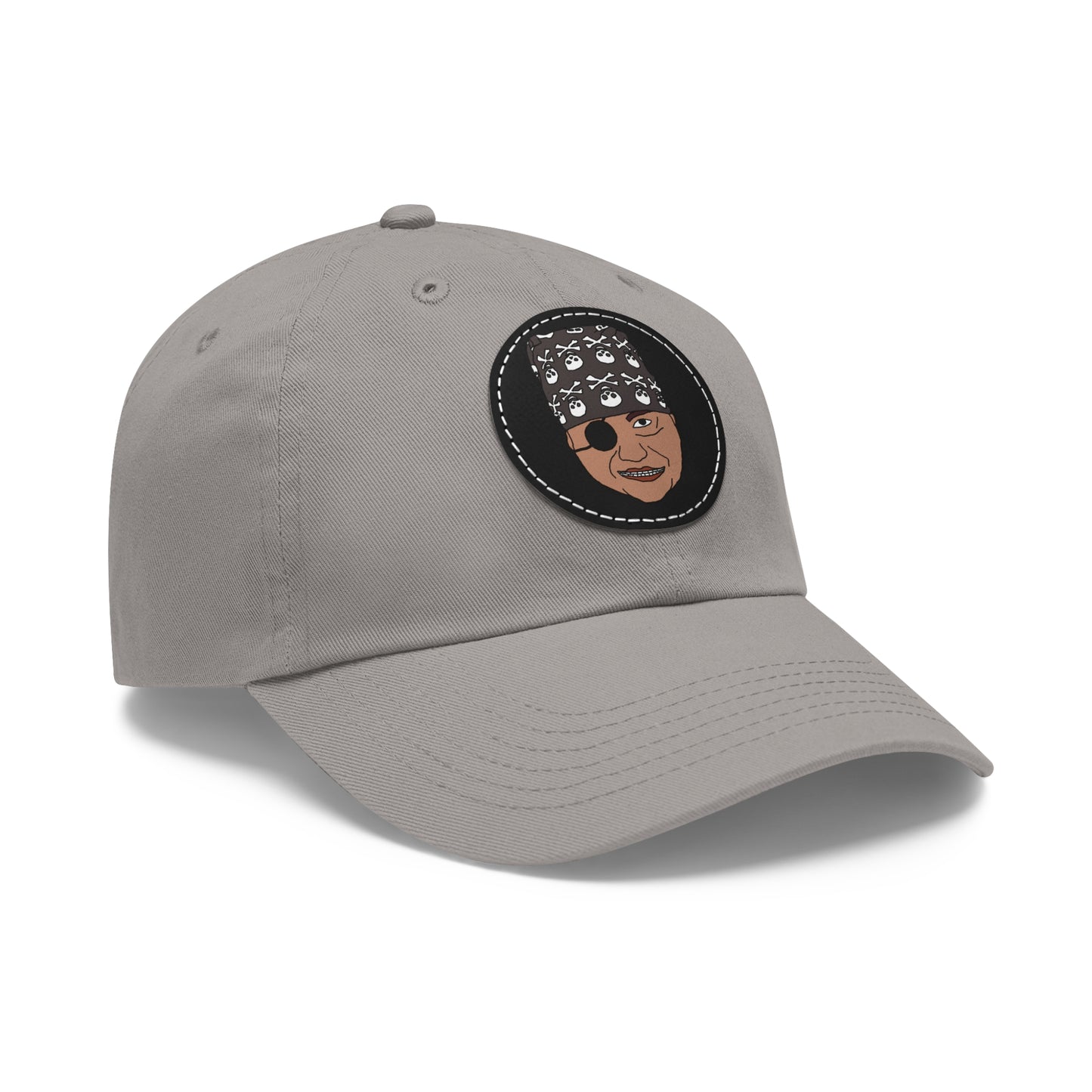 TROL Dad Hat with Leather Patch (Round)