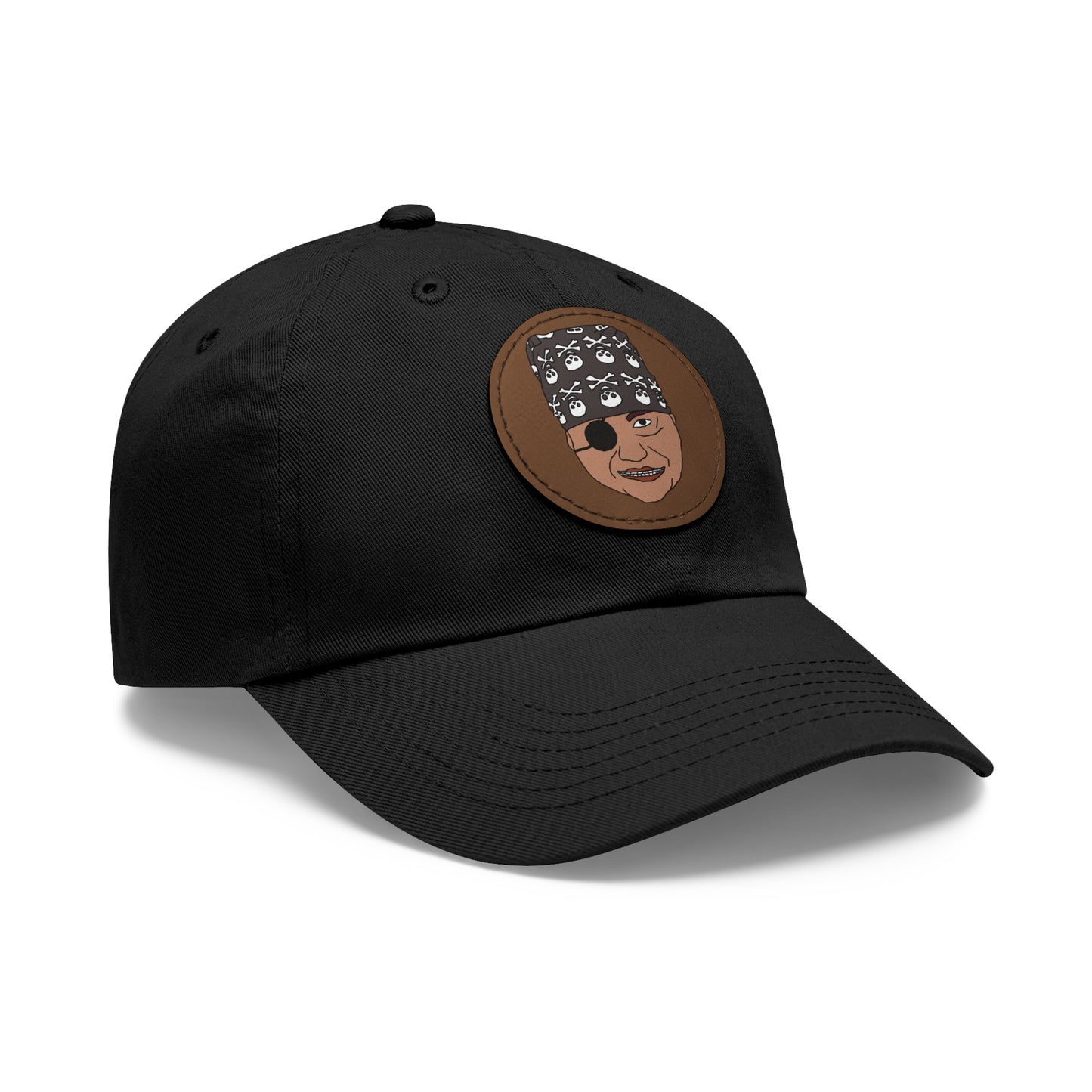 TROL Dad Hat with Leather Patch (Round)