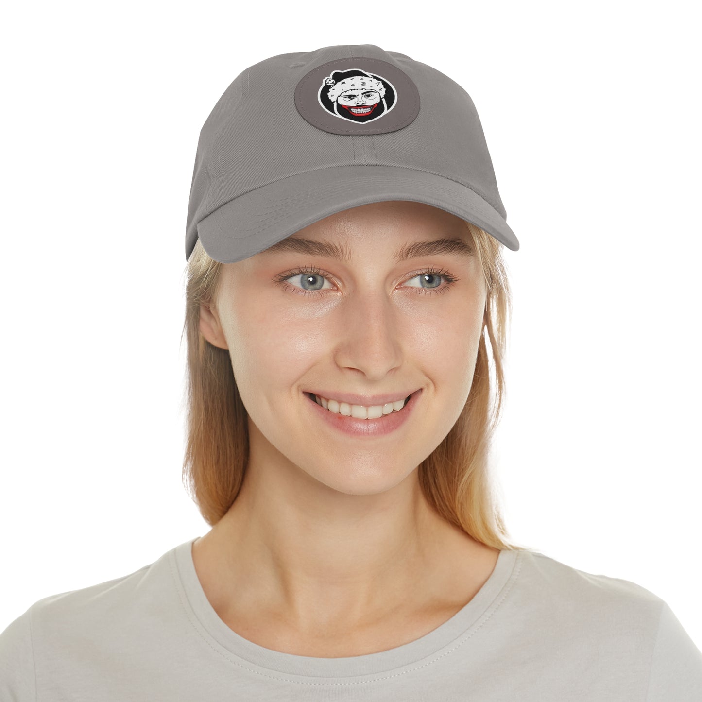TROL Dad Hat with Leather Patch (Round)