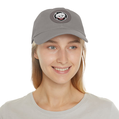 TROL Dad Hat with Leather Patch (Round)