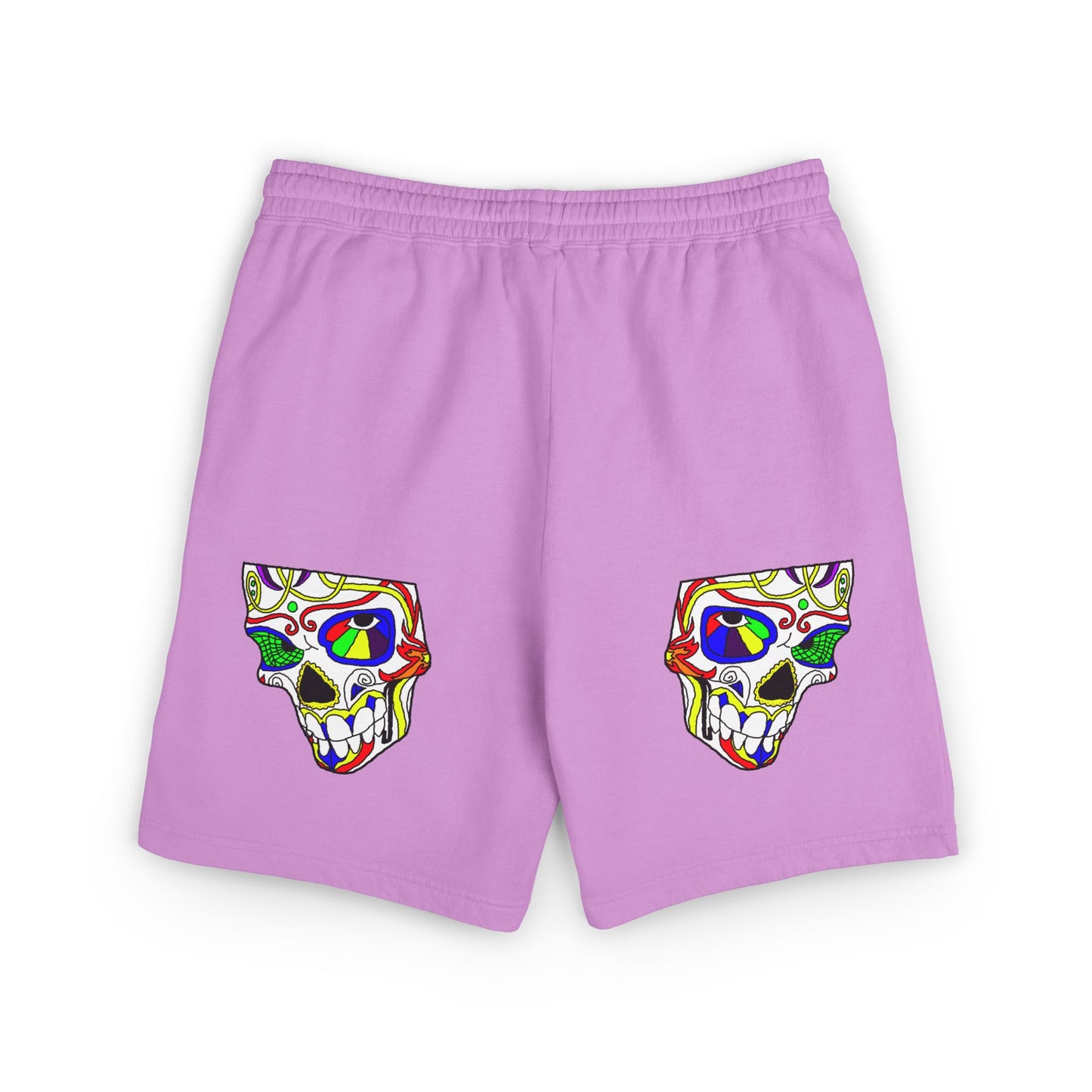 TROL Unisex Garment-Dyed Lightweight Fleece Sweat Shorts