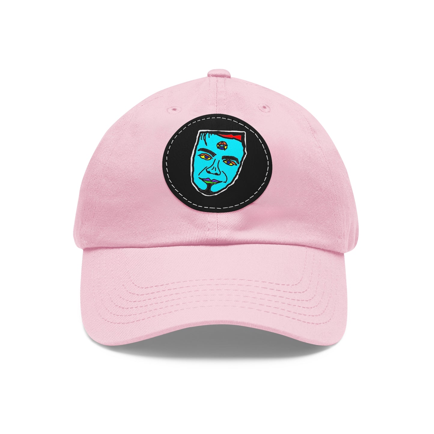 TROL Dad Hat with Leather Patch (Round)
