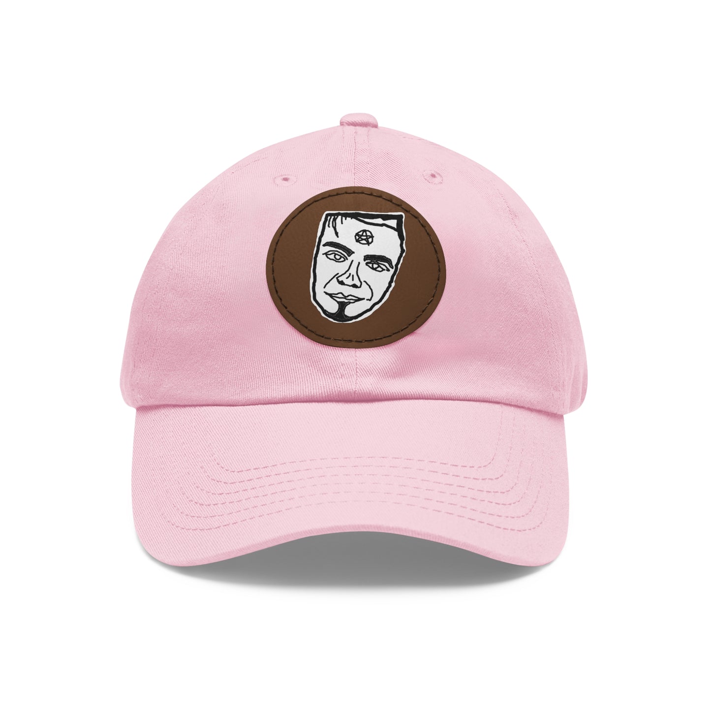 TROL Dad Hat with Leather Patch (Round)