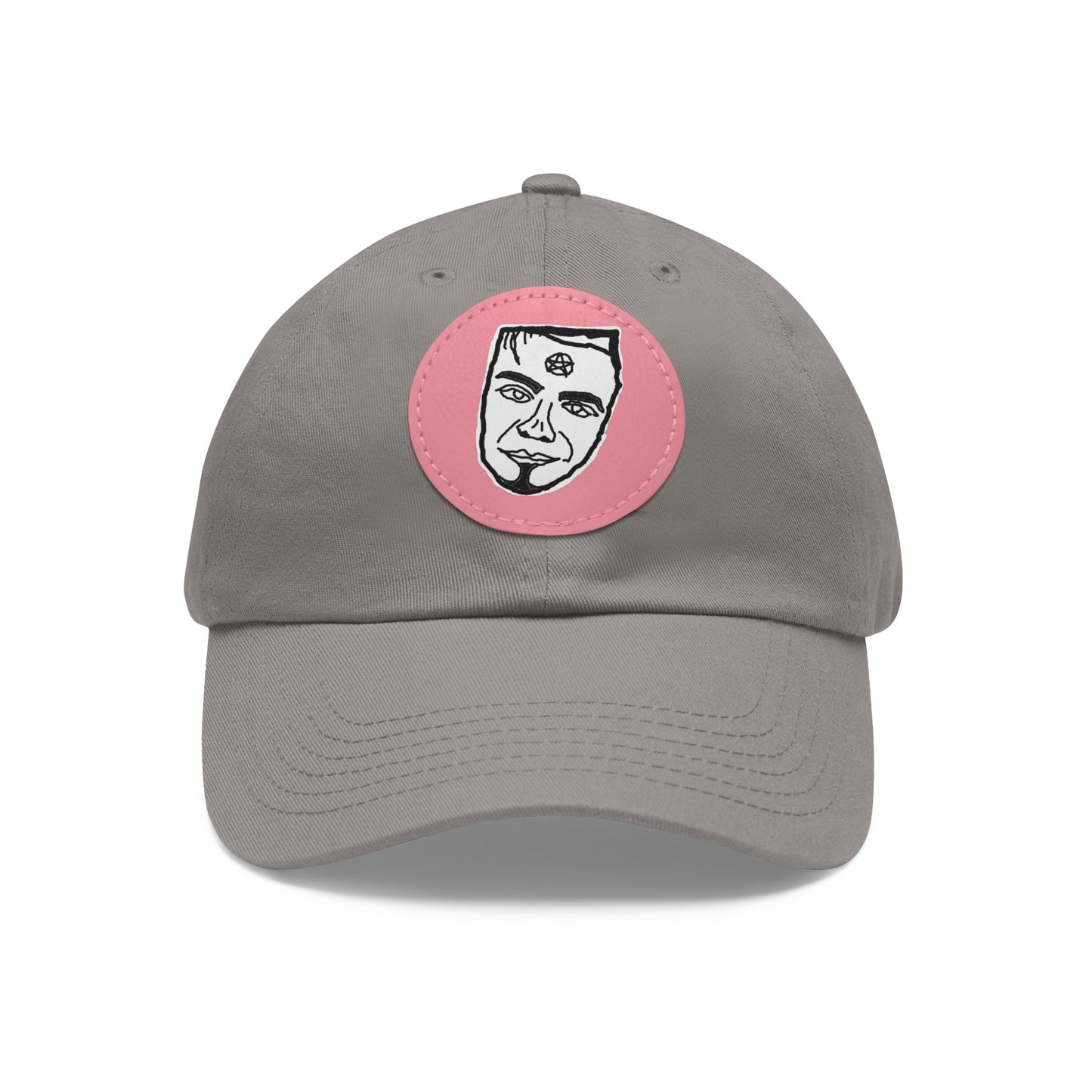 TROL Dad Hat with Leather Patch (Round)