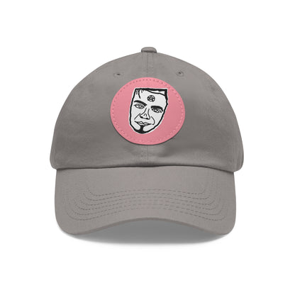 TROL Dad Hat with Leather Patch (Round)