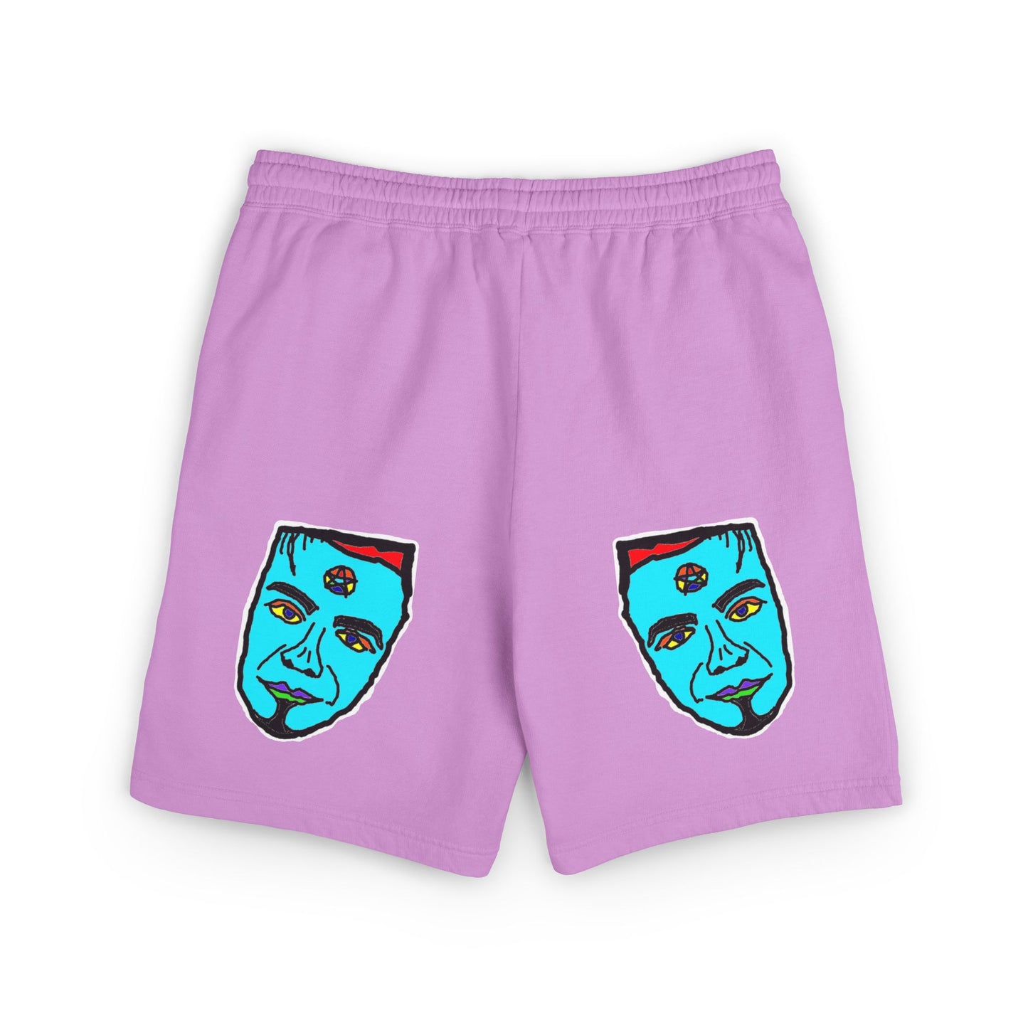 TROL Unisex Garment-Dyed Lightweight Fleece Sweat Shorts