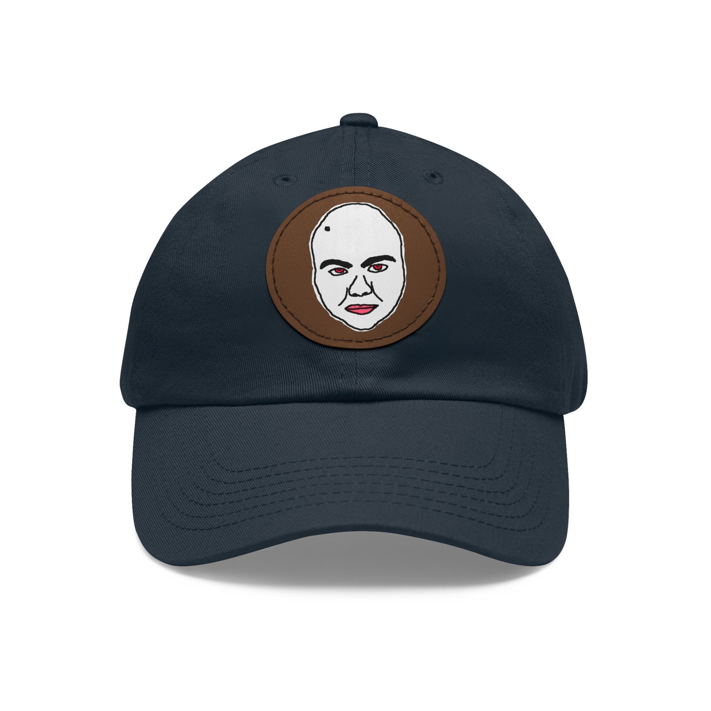 TROL Dad Hat with Leather Patch (Round)