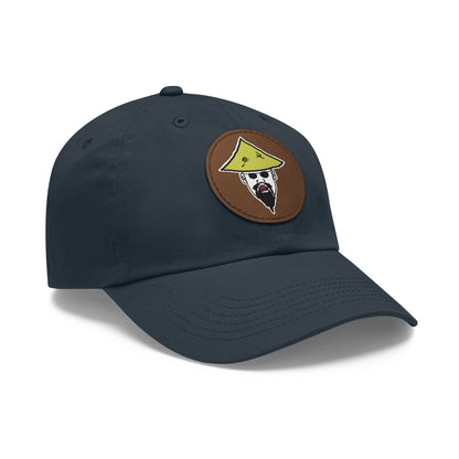 TROL Dad Hat with Leather Patch (Round)