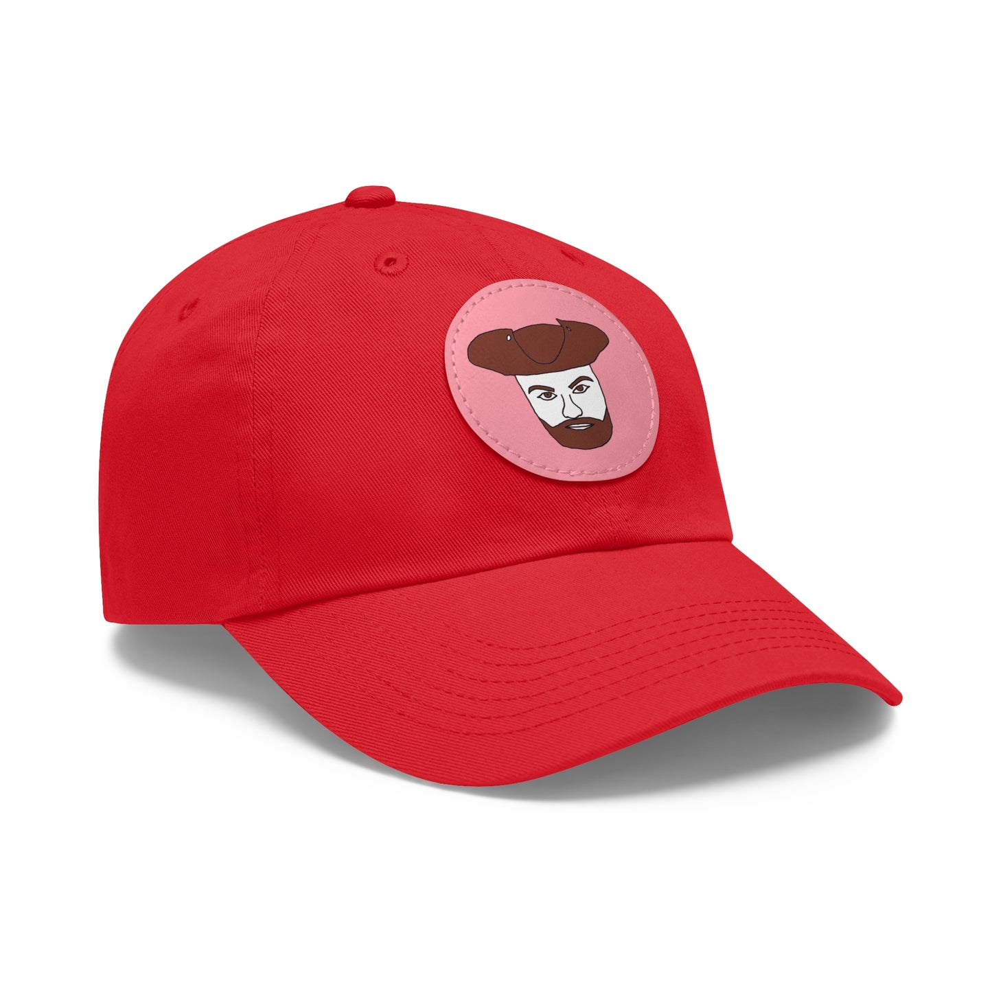 TROL Dad Hat with Leather Patch (Round)