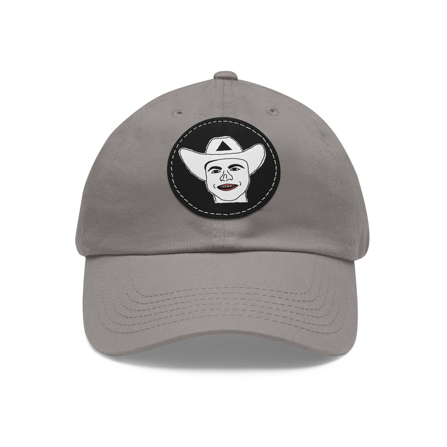 TROL Dad Hat with Leather Patch (Round)