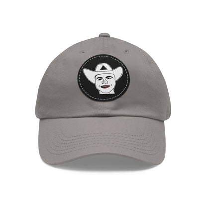 TROL Dad Hat with Leather Patch (Round)