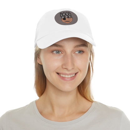 TROL Dad Hat with Leather Patch (Round)