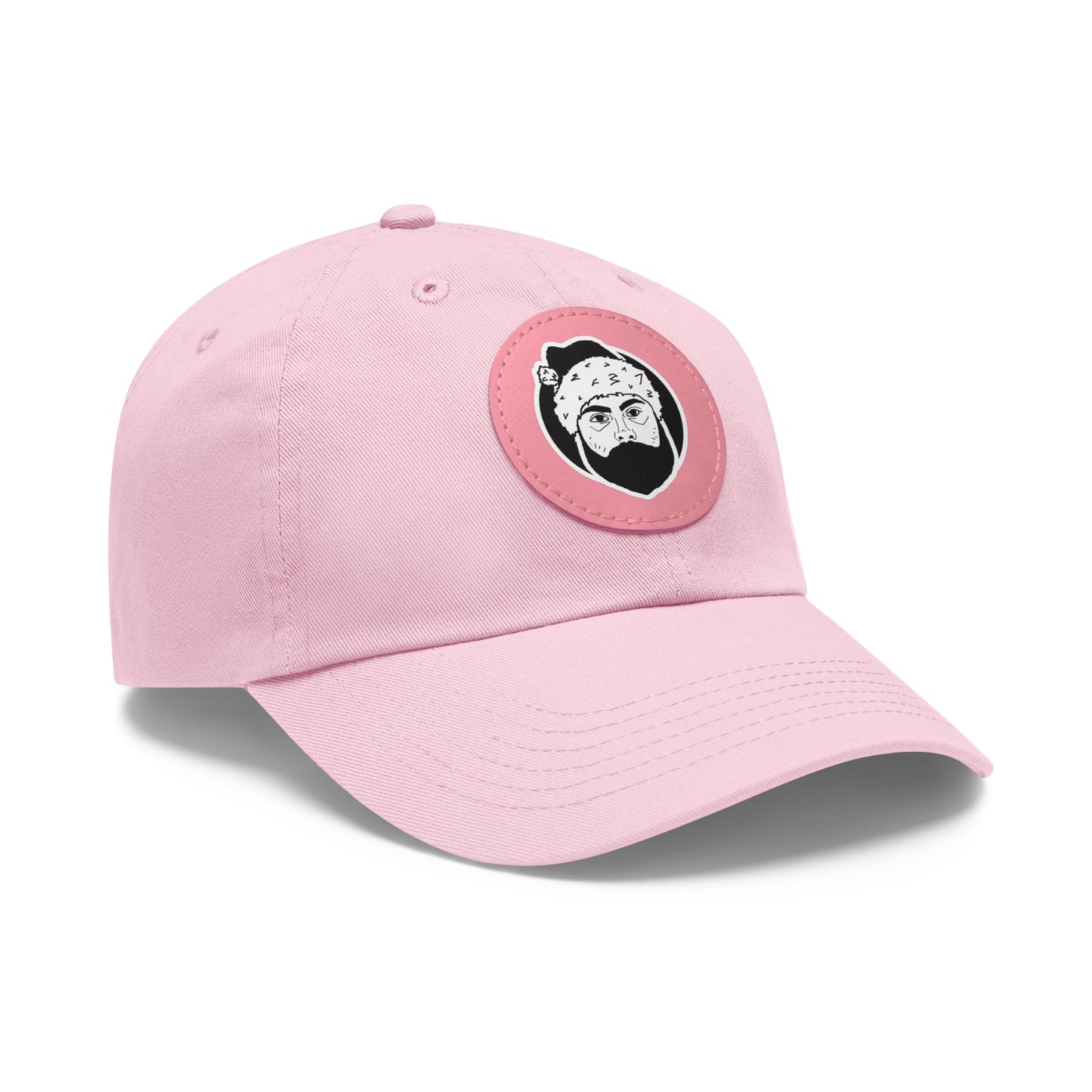 TROL Dad Hat with Leather Patch (Round)