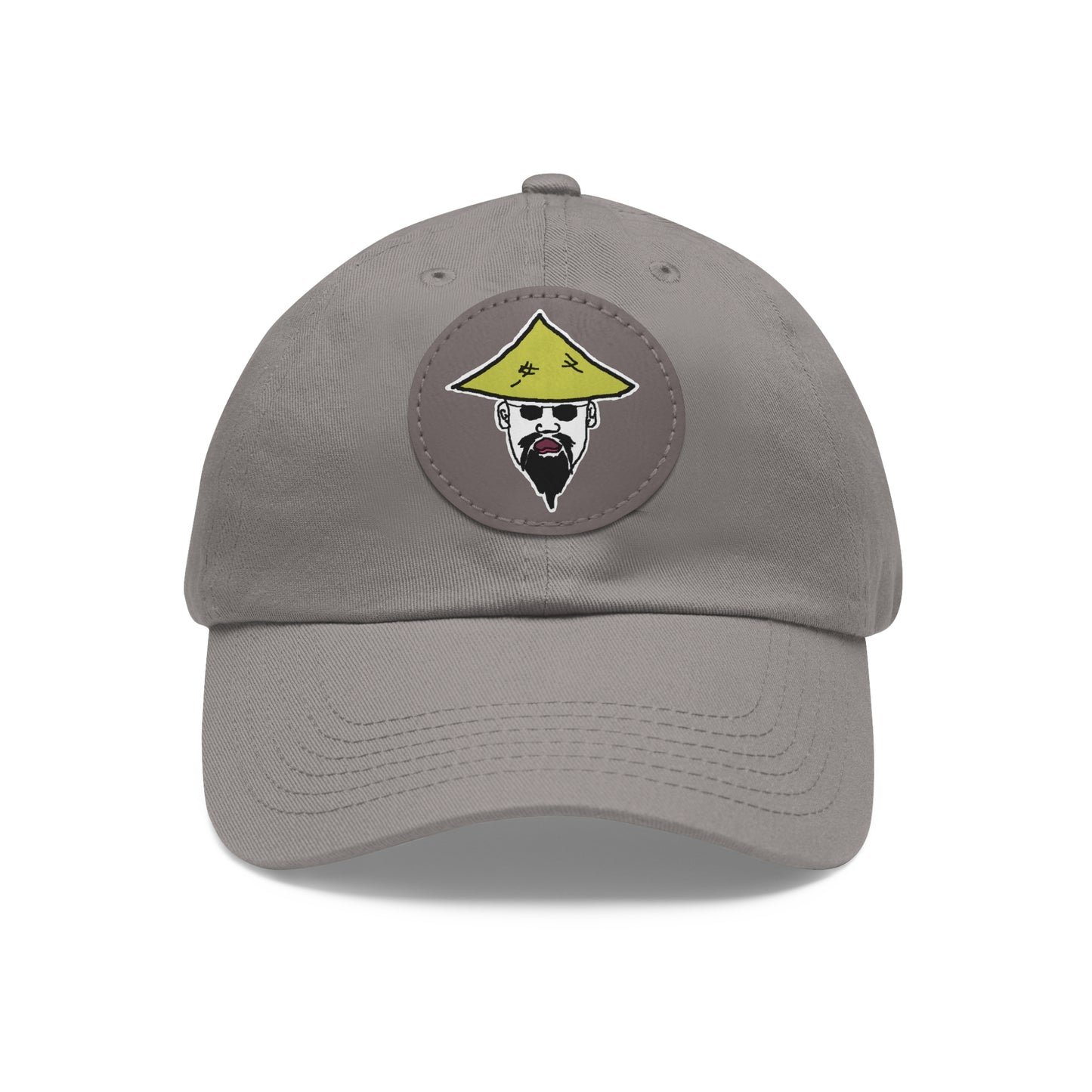 TROL Dad Hat with Leather Patch (Round)