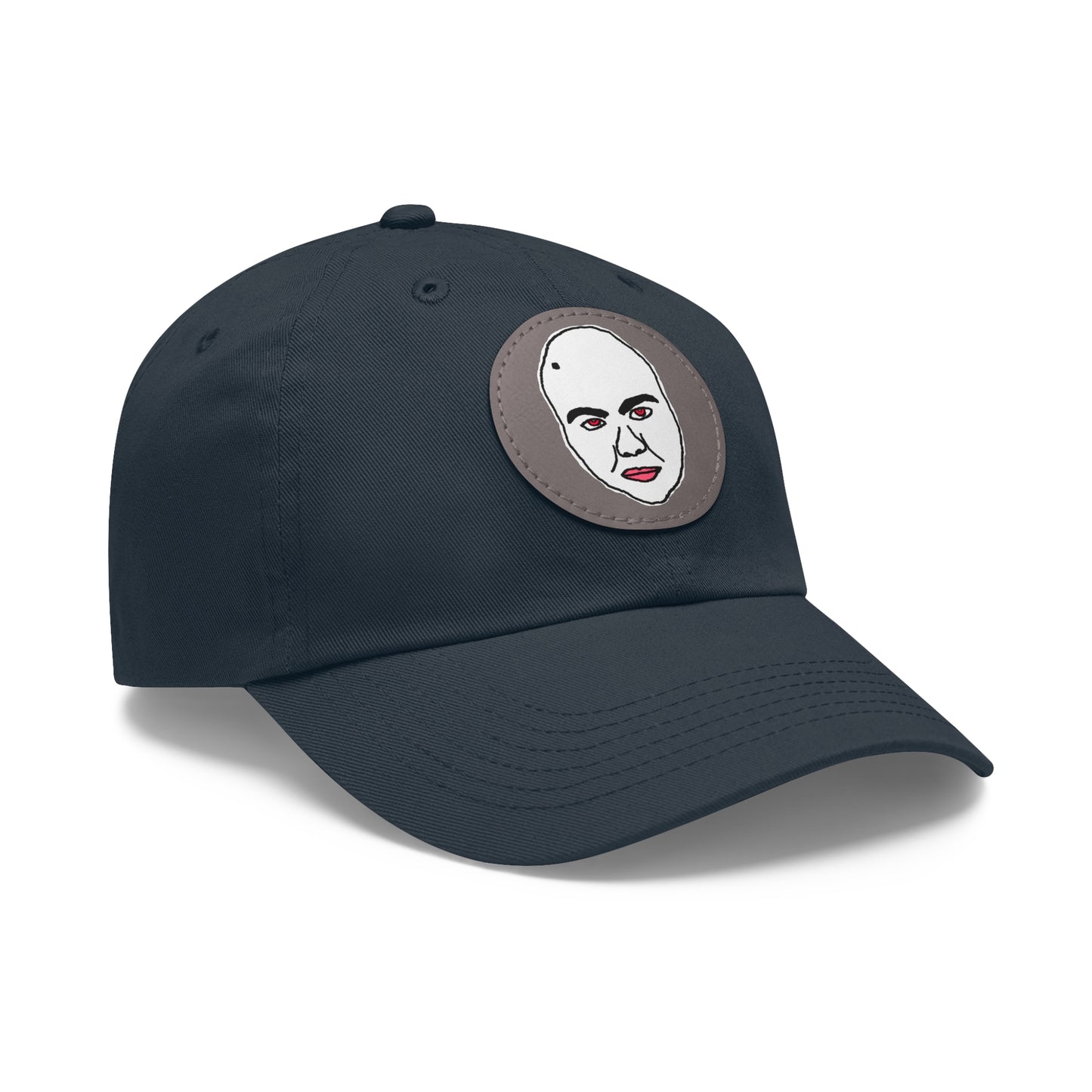 TROL Dad Hat with Leather Patch (Round)