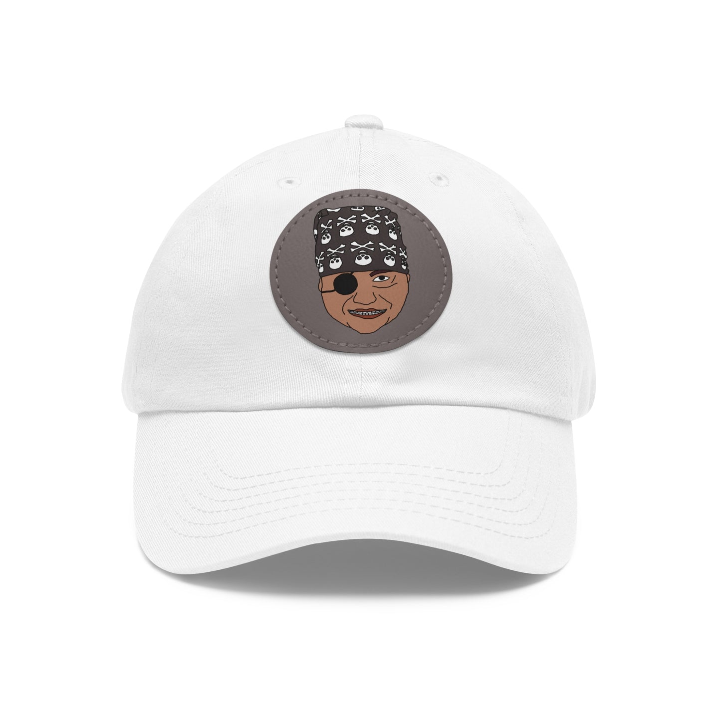 TROL Dad Hat with Leather Patch (Round)