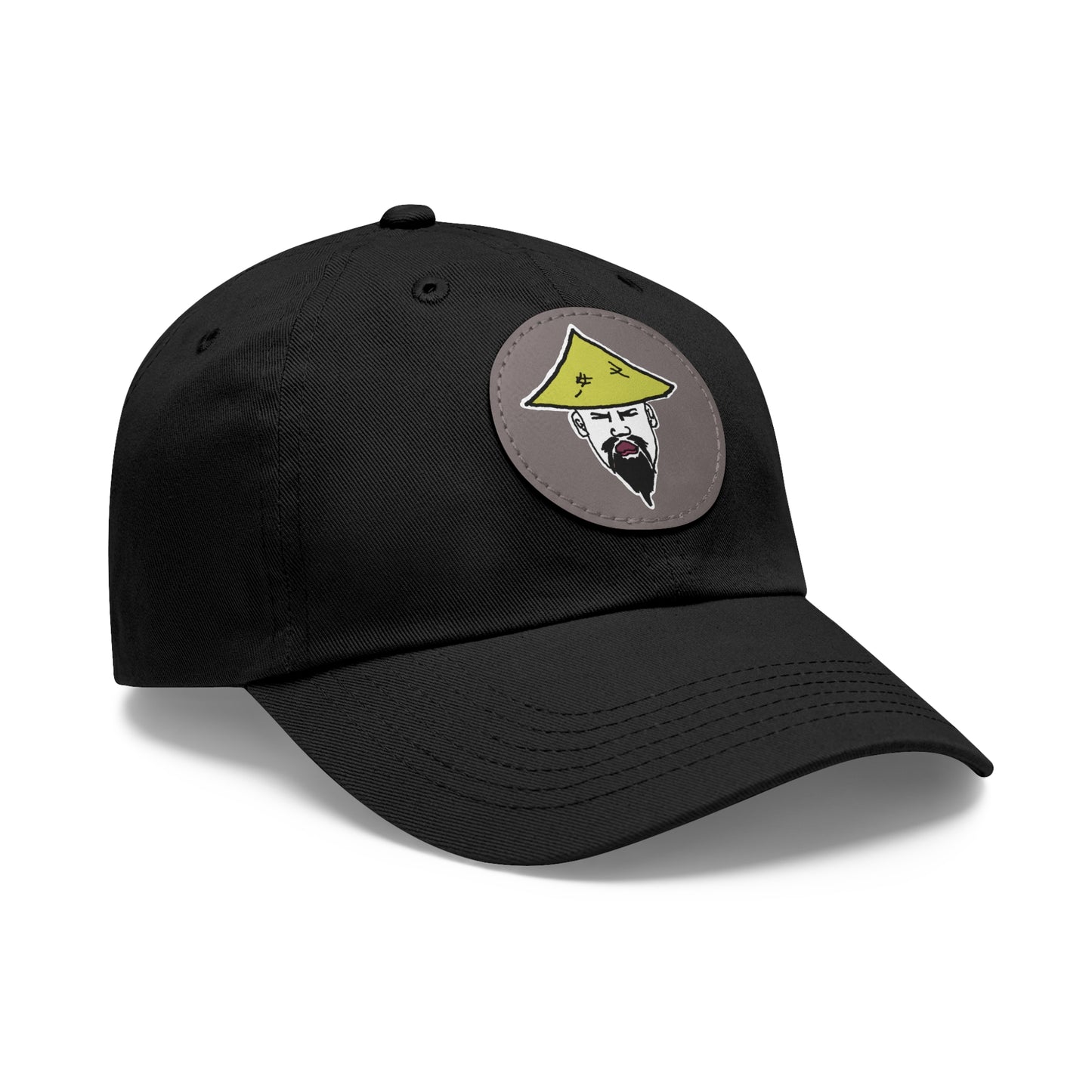 TROL Dad Hat with Leather Patch (Round)