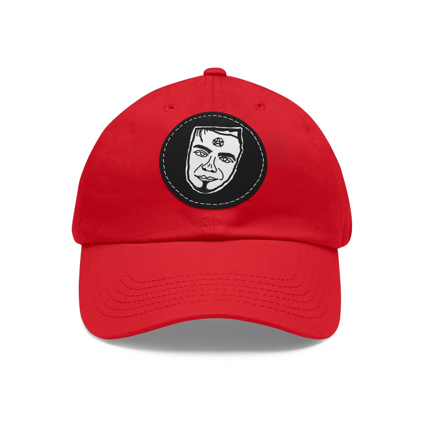 TROL Dad Hat with Leather Patch (Round)