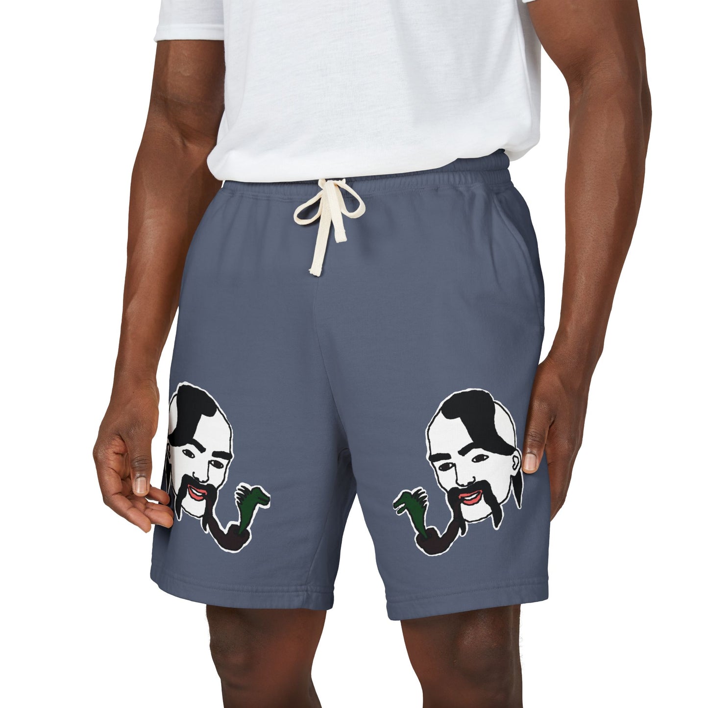 TROL Unisex Garment-Dyed Lightweight Fleece Sweat Shorts