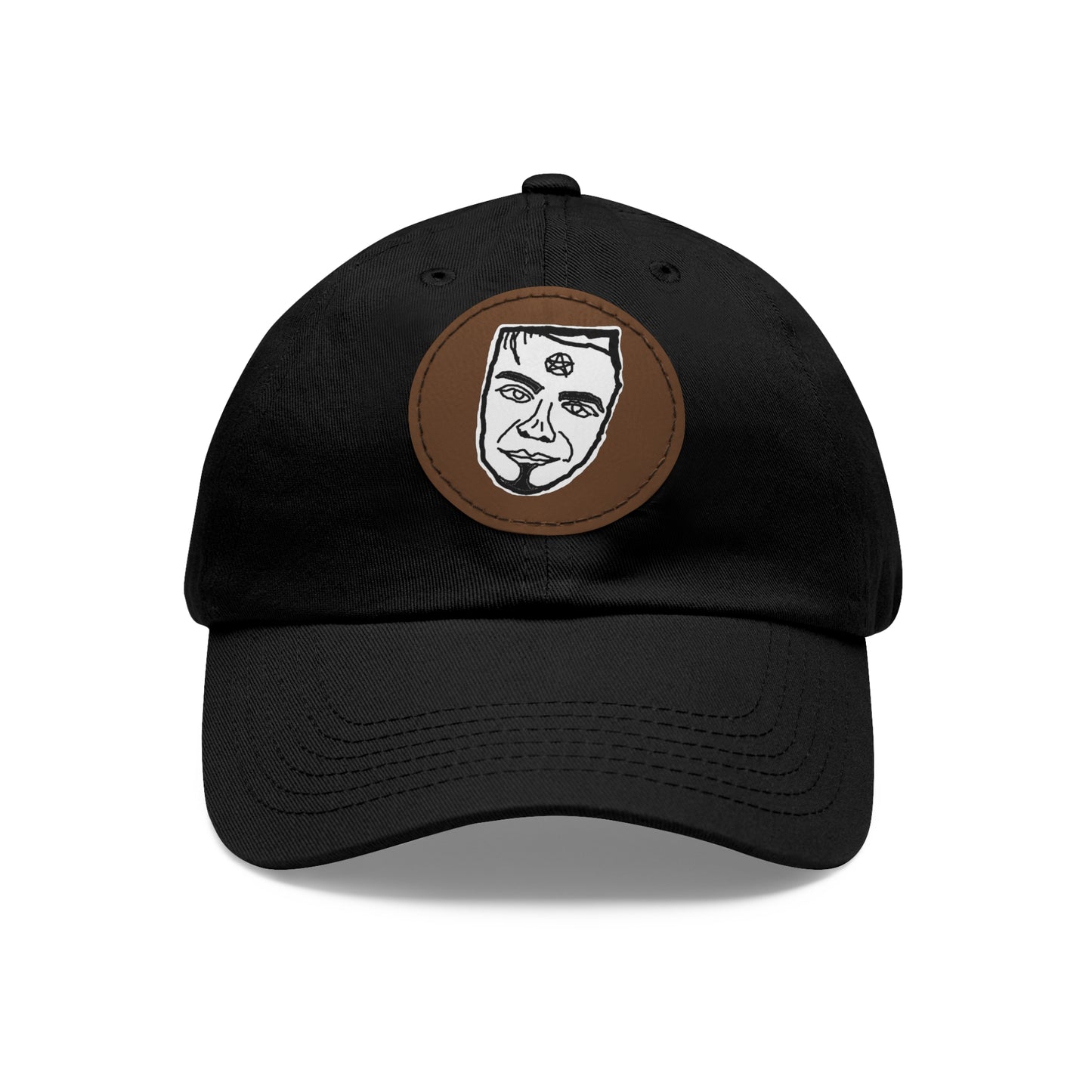 TROL Dad Hat with Leather Patch (Round)