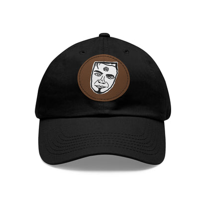 TROL Dad Hat with Leather Patch (Round)