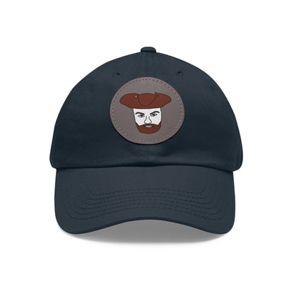 TROL Dad Hat with Leather Patch (Round)