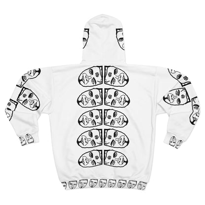 TROL Unisex Zip Hoodie (AOP)