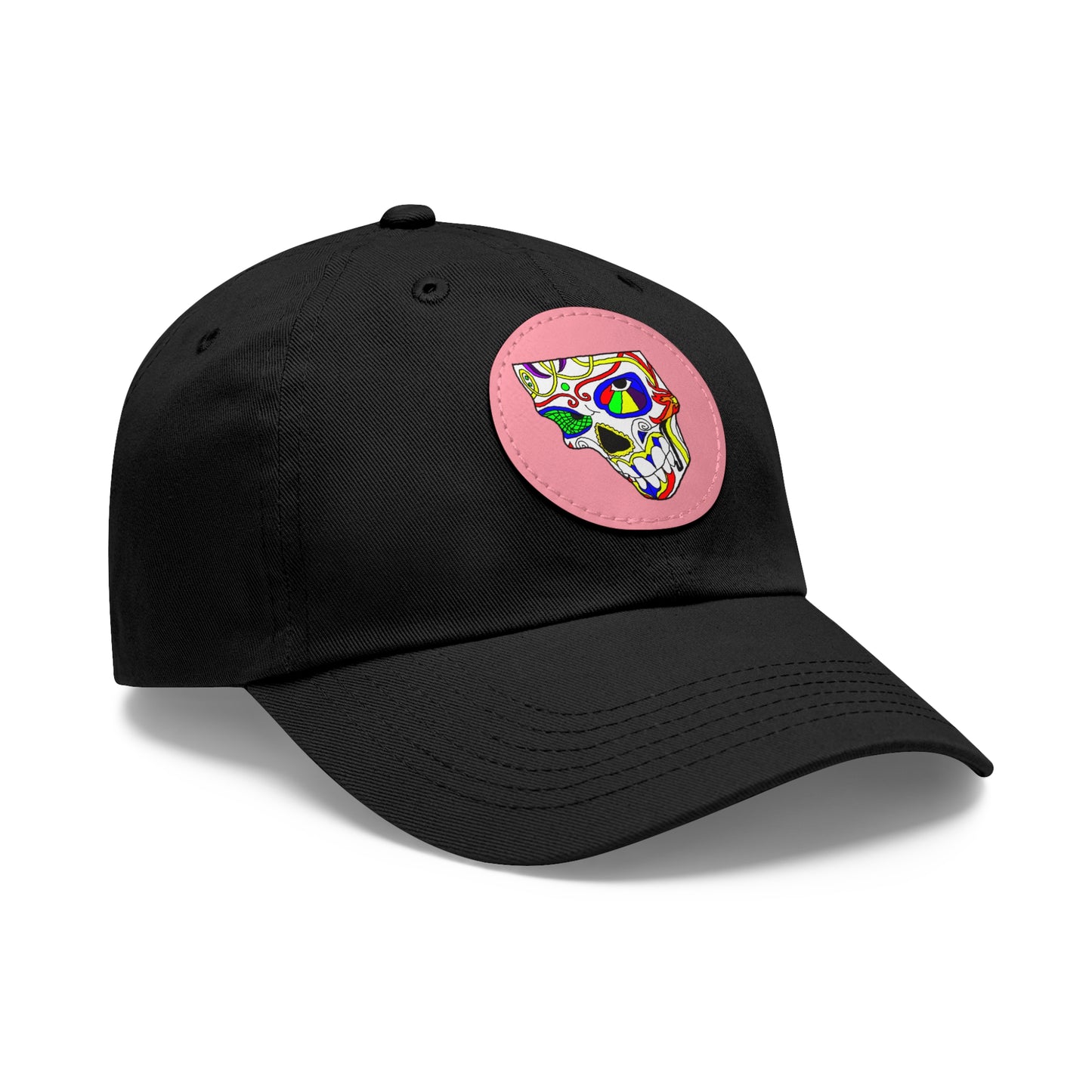 TROL Dad Hat with Leather Patch (Round)