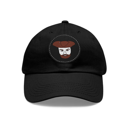 TROL Dad Hat with Leather Patch (Round)