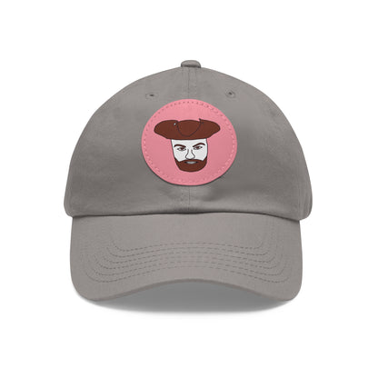 TROL Dad Hat with Leather Patch (Round)