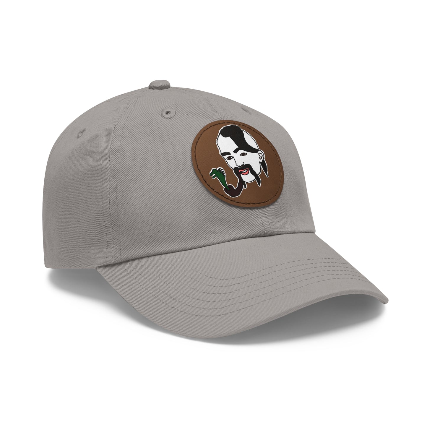 TROL Dad Hat with Leather Patch (Round)