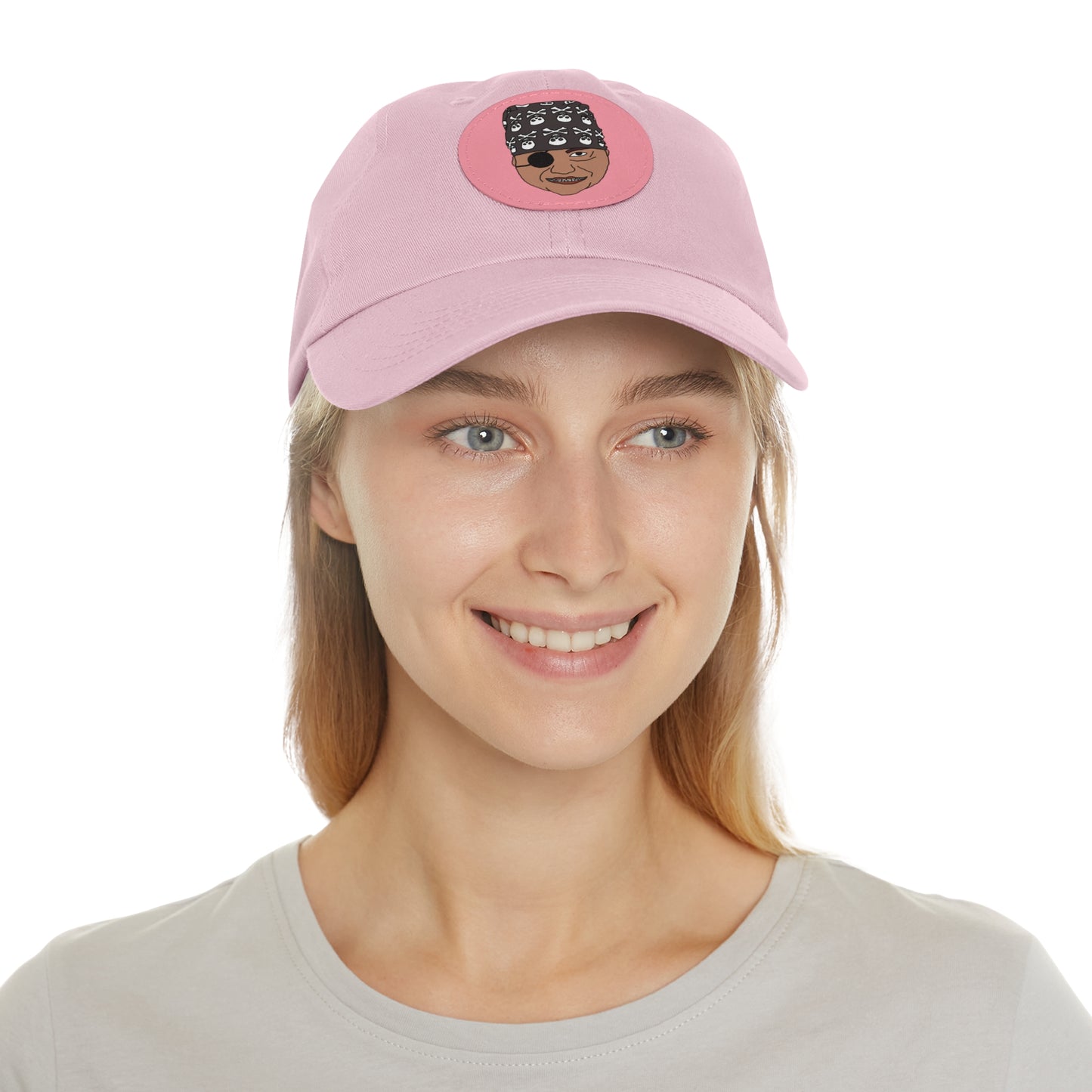 TROL Dad Hat with Leather Patch (Round)