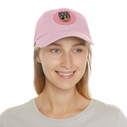 TROL Dad Hat with Leather Patch (Round)