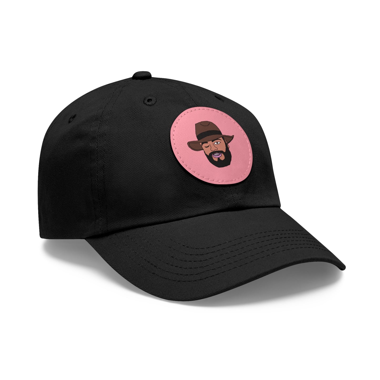 TROL Dad Hat with Leather Patch (Round)