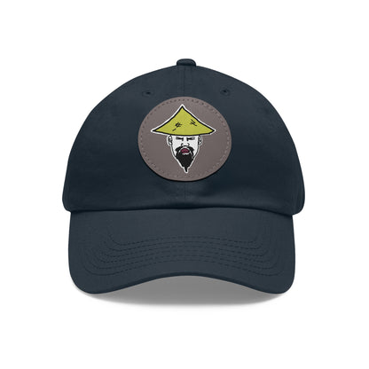 TROL Dad Hat with Leather Patch (Round)