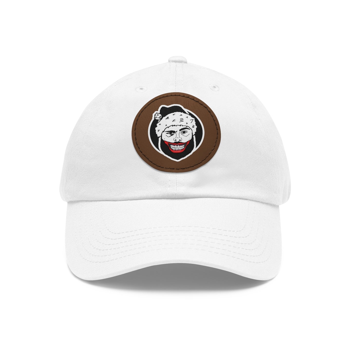 TROL Dad Hat with Leather Patch (Round)