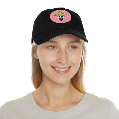 TROL Dad Hat with Leather Patch (Round)