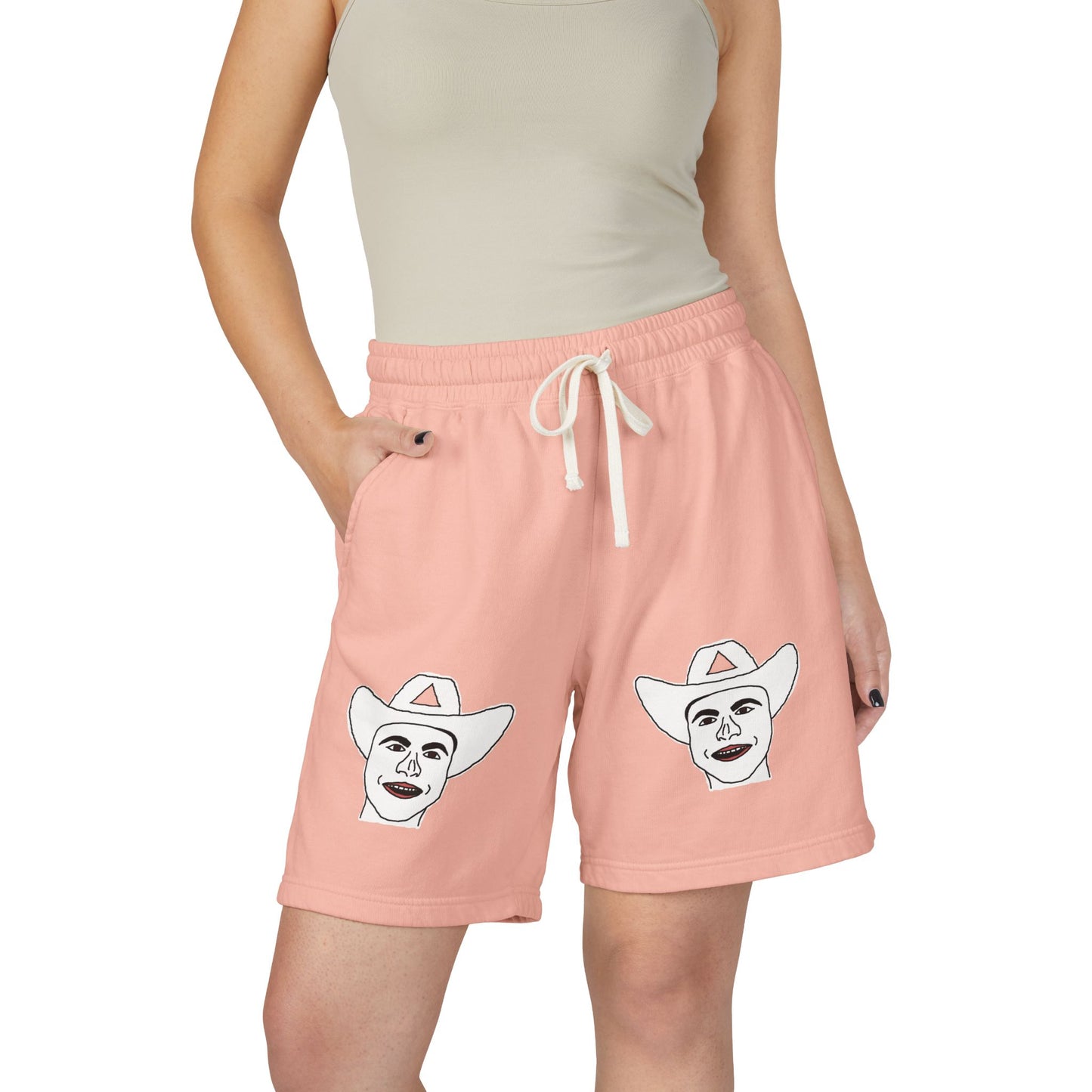 TROL Unisex Garment-Dyed Lightweight Fleece Sweat Shorts