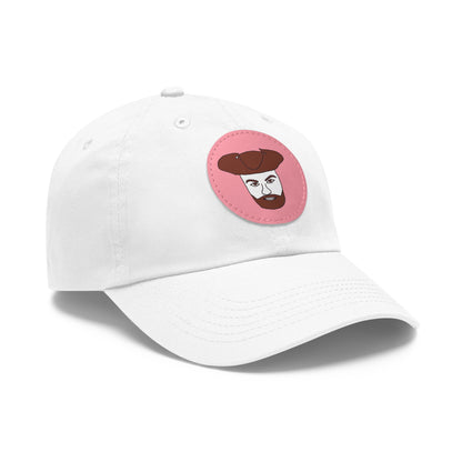 TROL Dad Hat with Leather Patch (Round)
