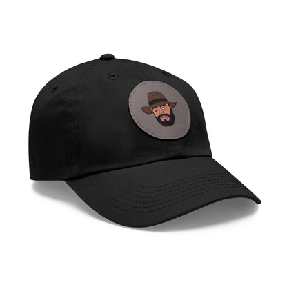 TROL Dad Hat with Leather Patch (Round)