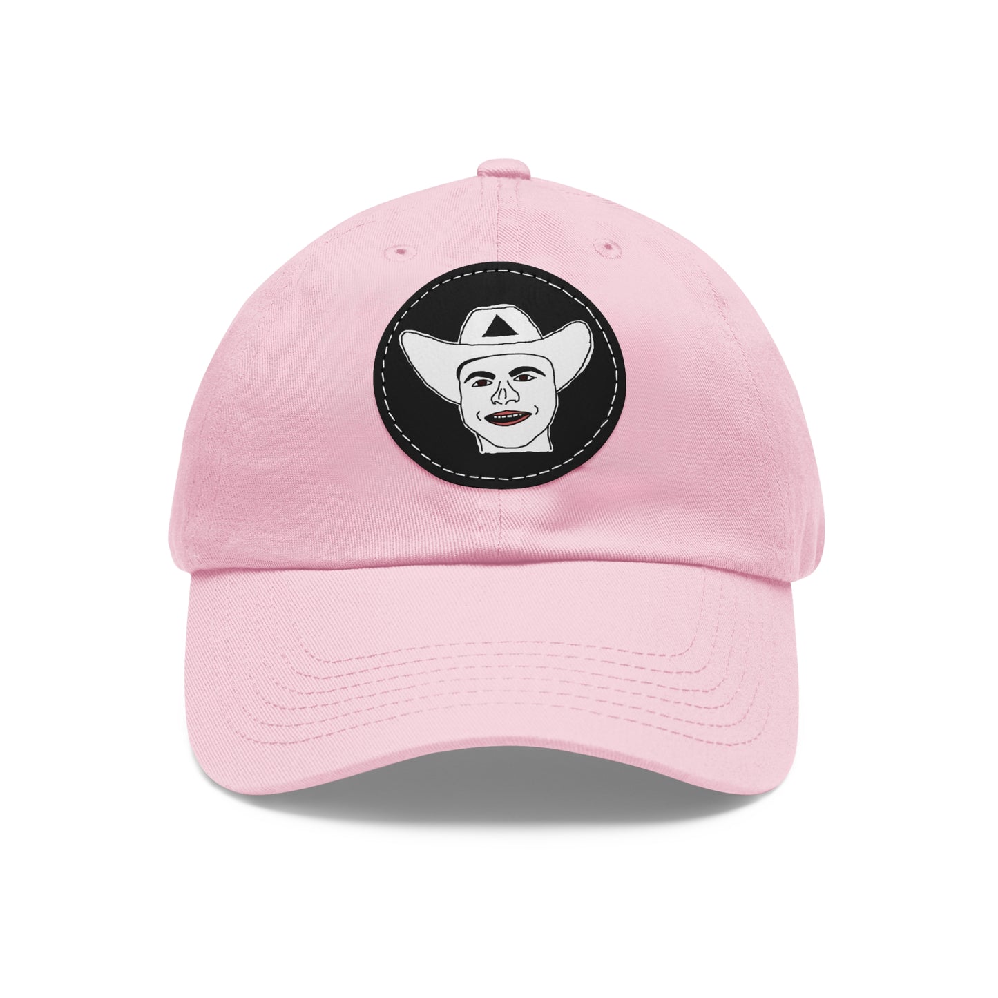 TROL Dad Hat with Leather Patch (Round)